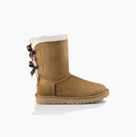 UGG Bailey Bow II - Boots Dame - Brune (NO-A021)